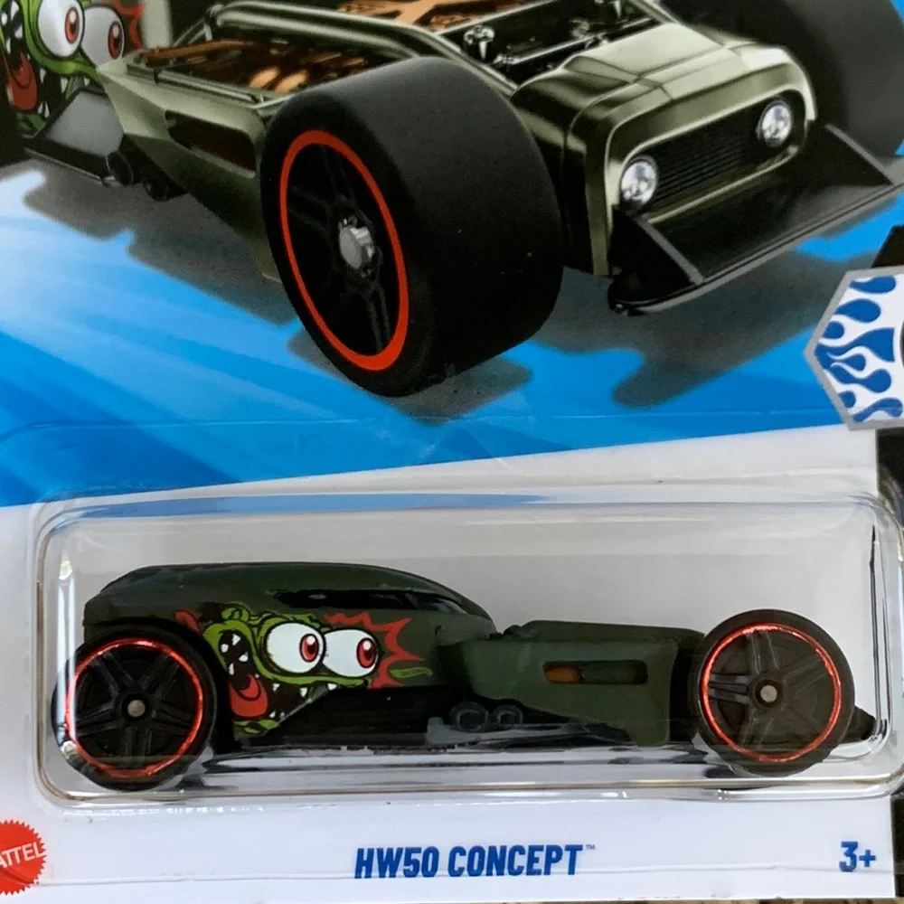 HW50 Concept Car Hot Wheels Rod Squad Frog Face HotRod Rod Racer Hotwheels 🆕2025